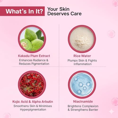 Image of Korean Glow Facial Kit | 6-Steps For Glass-Skin | Adds Instant Radiance | Fades Dark Spots | Clarifies & Nourishes | With Kakadu Plum & Rice | 49g