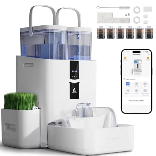 Fuente de agua para gatos DailyFresh 10L con control APP miniatura 2