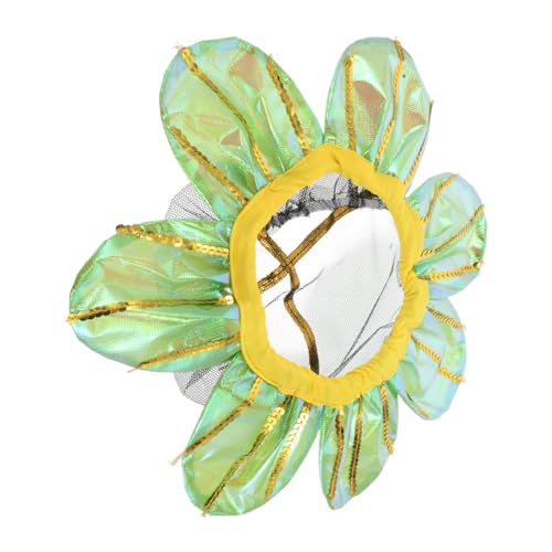 DECHOUS Soft Lightweight Sunflower Headpiece Children's Sunflower Hat for Halloween Birthday Parties School Sports Kindergarten Performances