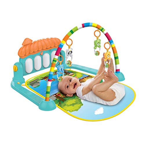 Tapete de Atividades Madagascar com Piano Musical Maxi Baby