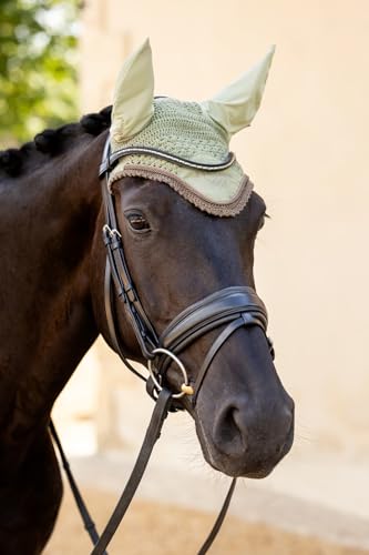 Bonnet anti-mouches LeMieux Jay Blue taille Medium pour protection cheval - 3