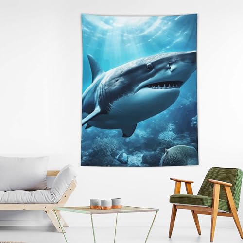 Tapiz de pared de pez estético para transformar tu dormitorio con estilo divertido