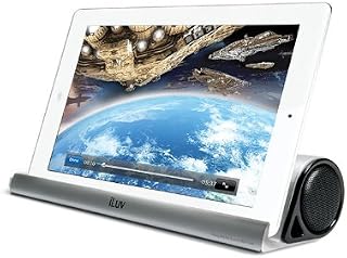 iLuv iSP245SIL Mo'Beats Portable Stereo Bluetooth Speaker Stand, Silver