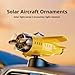 Car Dashboard Drifting Rotating Airplane Ornament, Drifting Solar Rotating Airplane Ornaments for Car Interior Dashboard Accessories Gifts