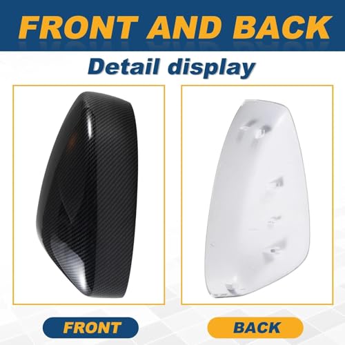 Coque protection rétroviseur Mazda CX5 anti-rayure look carbone - 5