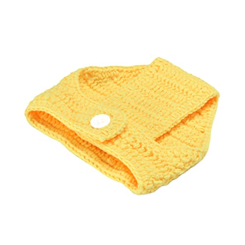 Artibetter 3 Peças Adereços De Malha Para Recém-Nascidos De Foto De Bebê De Malha Adereços De Fotogr