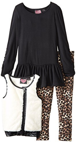 Image of Forever Me Big Girls' Top Vest and Legging 3 Piece Set