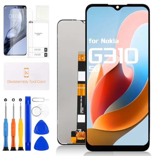 for Nokia G310 5G Screen Replacement for Nokia G310 LCD Display Touch Screen for Nokia G310 / G42 LCD Screen Digitizer Full Assembly with Repair Kits TA-1573 TA-1581