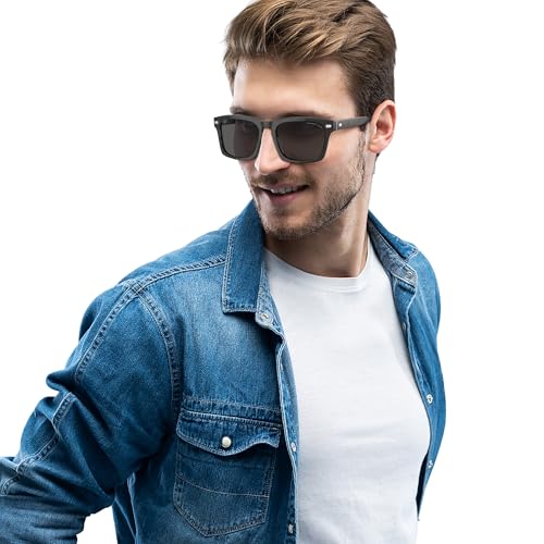 Image of COACH mens Hc8397u Universal Fit Square Sunglasses