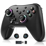 AceGamer Aurora 2.4G Manette sans fil Bluetooth, avec joystick à effet Hall, actionneur ...