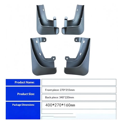 Garde-boue pour Tesla Model X 2023 protections de roues avant arrière