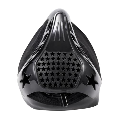 Baoblaze Adjustable Resistance Fitness Mask, High Altitude Silicone for Men and Women for Running Weight Lifting Workouts Jogging, Black