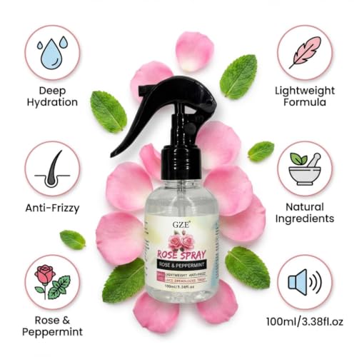 Spray Capilar de Agua de Rosas para Locs y Twists miniatura 7