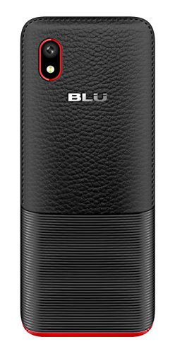BLU Tank II T193 Unlocked GSM Dual-SIM Cell Phone w/ Camera and 1900 mAh Big Battery - Unlocked Cell Phones - Retail Packaging - Black Red