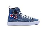 Dsquared2 Herren Basquettes High Top Sneakers, - denim - Größe: 39 EU