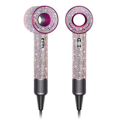 Gengki Self Adhesive Bling Rhinestone Sticker Decal for Dyson Supersonic Hair Dryer,