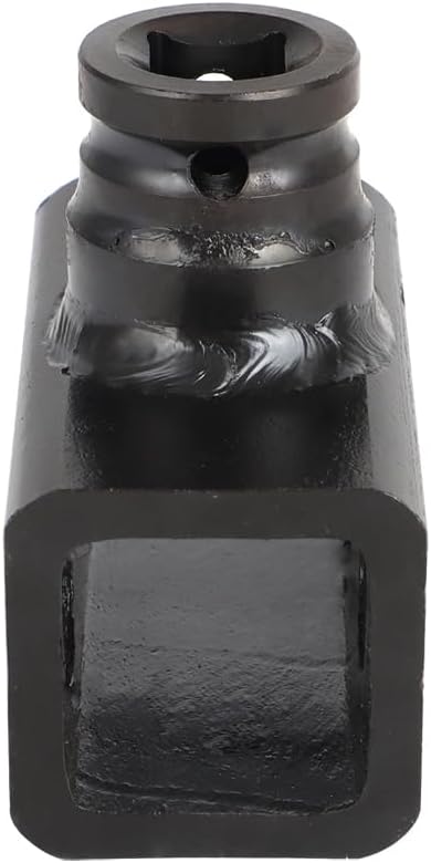 MHA50C 1/2" Square Drive Centered Mobile Home Anchor Driver Adapter Tool - High Quality Black Steel, Compatible with Orange Screw Vortex Earth Anchors