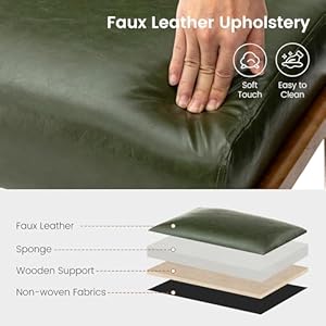   Glitzhome-Foot-Stool-Ottoman-Modern-Leatherette-Sofa-Stool-Vanity-Chair-with-Rubber-Wood-Frame-Footrest-Ottoman-Bench-for-Living-Room-Entryway-Hunter-Green