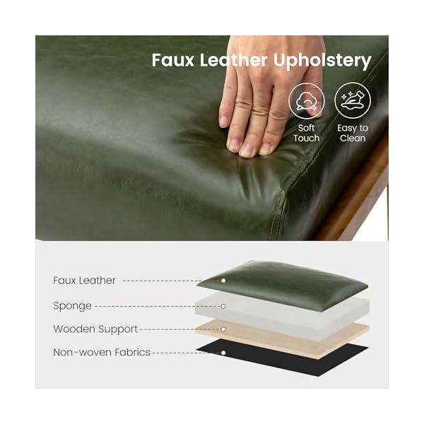   Glitzhome-Foot-Stool-Ottoman-Modern-Leatherette-Sofa-Stool-Vanity-Chair-with-Rubber-Wood-Frame-Footrest-Ottoman-Bench-for-Living-Room-Entryway-Hunter-Green
