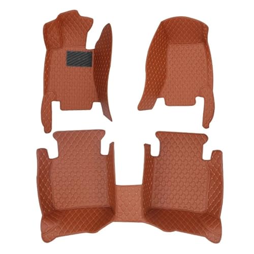 Tapis de sol voiture Fiat Argo 2020 2021 2022 marron revêtement auto