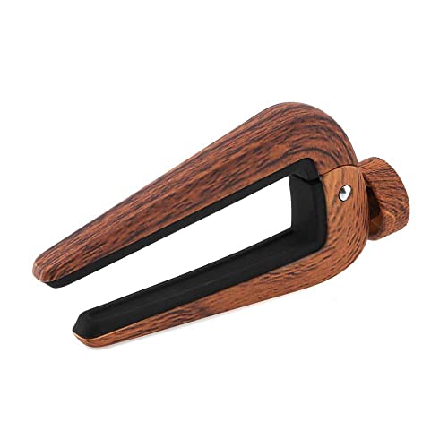 WGOEODI Capo de Guitare à Grain de Bois, Pince à Changement Rapide en Alliage de Zinc réglable, Kaki foncé - Les Beatles, Paul McCartney, John Lennon, RIngo Starr, George Harrison WGOEODI Capo de Guitare à Grain de Bois, Pince à Changement Rapide en Alliage de Zinc réglable, Kaki foncé