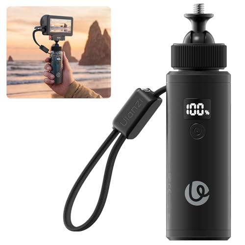 Image of ULANZI MA94 Mini Charging Battery Handle Compatible with DJI Osmo Pocket 3, 1300mAh Extended Battery Grip with Type-C Pass-Through Charging, Lightweight Vlog Power Handle for Content Creator Vloggers