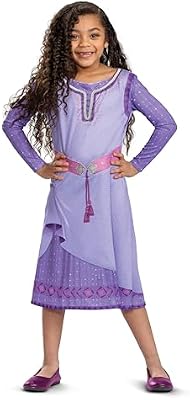Disney Wish - Disfraz Asha Oficial Disney - Disfraz Esencial para Niñas 5-6 Años