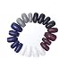 120Pcs Colorful Full Cover Medium Coffin False Gel Nails Art Tips Sets(White Black Grey Blue Wine Red)