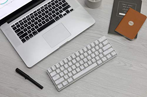 Rk Royal Kludge Rk61 Wireless 60% Triple Mode Bt5.0/2.4G/Usb-C Mechanical Keyboard, 61 Keys Bluetooth Mechanical Keyboard, Compact Gaming Keyboard With Software (Hot Swappable Red Switch, White) #TOP7