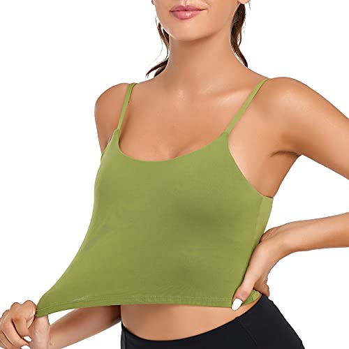 Image of Lemedy Women Padded Sports Bra Fitness Workout Running Shirts Yoga Tank Top