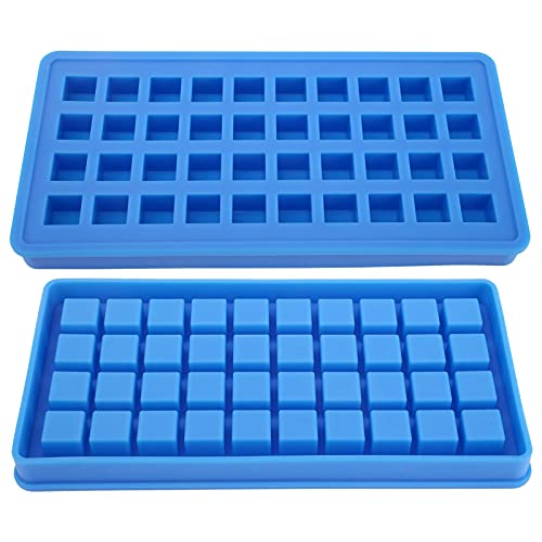 Bandeja de silicón para cubitos de hielo mini cuadrados miniatura 7