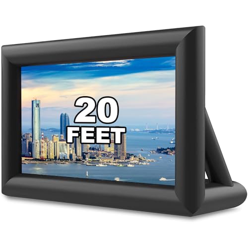 Inflatable 20ft Outdoor Movie Projection Screen Kit