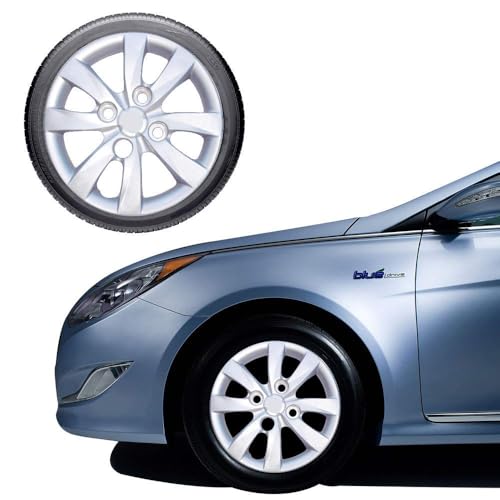 Image of Eon Wheel Cover Silver /Cap for Eon Set of 4 Pieces Size (12 inch Inch)