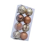 PURPLELILY Adorno de bola de Navidad para árbol, decoración de árboles con purpurina, adorno de Navidad colgante