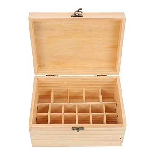 DOITOOL Caso Caixa De Armazenamento De Óleo Essencial De Madeira Organizador Detém Garrafas 23 Supor