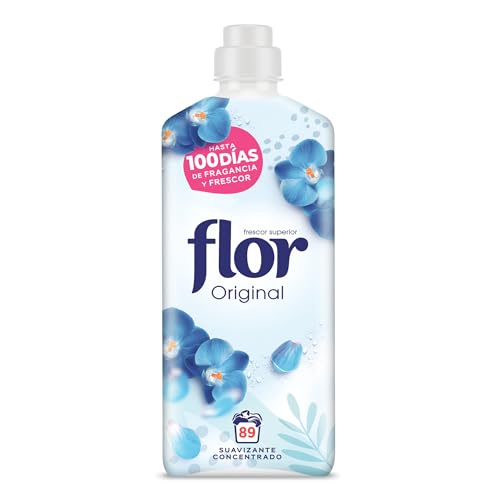 Flor Original, Suavizante Concentrado, para la Ropa, 89 lavados, 1602 mililitro, 1