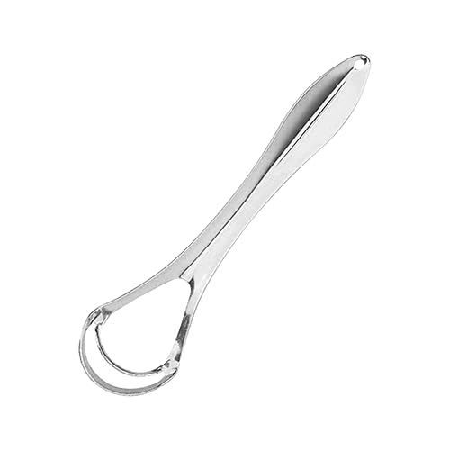 Raspador de lengua Limpiador de lengua de acero inoxidable premium para tu lengua Herramienta de lengua de cuidado bucal para mal aliento Fácil