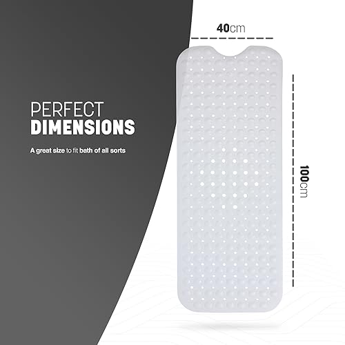 KEPLIN Premium Non-Slip Bath Mat, 200 Suction Cups, BPA, Latex Free, Mildew Resistant, Machine Washable, Safe - Image 2