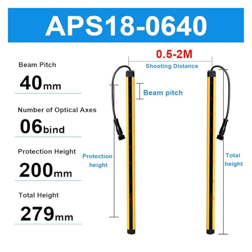 Barrière immatérielle de sécurité APS18-0640 anti-encombrement - 2