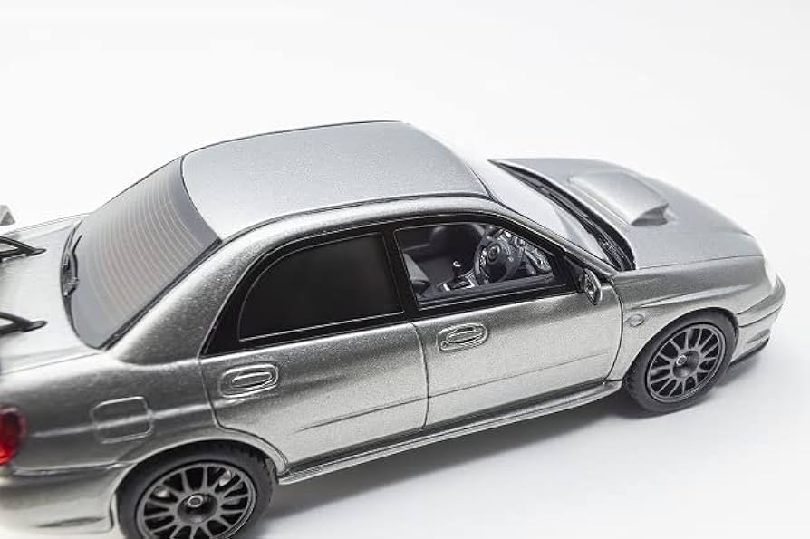 絶版 新品 未開封 CAR-NEL 1/43 スバル インプレッサ S203 京商 1/43 スバル インプレッサ S201 シルバー 【レジン製