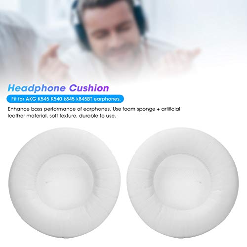 Eenvoudig te installeren Witte koptelefoon Pad Oorkussen Duurzaam AKG K545 K540 K845 K845BT Hoofdtelefoon - Image 7