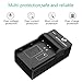 EN-EL3e LP Battery Charger for Nikon EN-EL3e, EL3, EL3a, Compatible with Nikon D50, D70, D70s, D80, D90, D100, D200, D300, D300s, D700 Digital SLR Cameras, Replacement for MH-18, MH-18a, MH-19 Charger