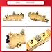 Combination-Proportioning Valve, PV2 172-1353 PV71 Disc/Drum Brakes, Front Drum Rear Brake Brass, Replacement for GM Chevy Ford Street Rod Classic Car Truck