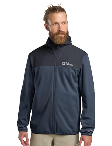 Veste softshell Homme Jack Wolfskin Feldberg Hoody M pour se protéger du vent