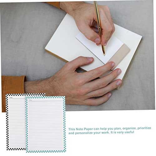 NUOBESTY 3Pcs 2 Recargas De Papel De Nota Conveniente Estudo De Memorando Para Scrapbook Acessório D