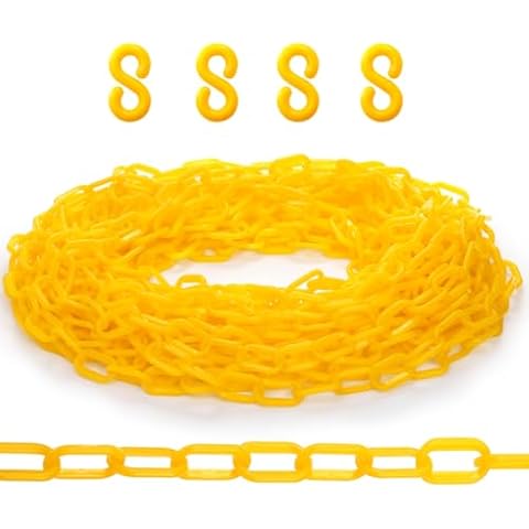 Peohud 50' Yellow Safety Chain Cover