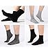 CaiDieNu Mens Toe Socks Cotton Athletic Running Five Finger Crew Socks