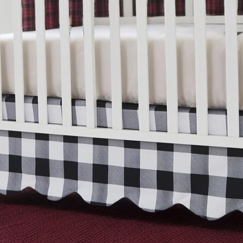 Brandream Scallop Edge Crib Skirt image