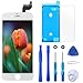 Brinonac Für iPhone 6S Display LCD Touchscreen Digitizer Ersatz Bildschirm Front Komplettes Glas mit Werkzeug und Display Schutzfolie (4,7", Weiß)