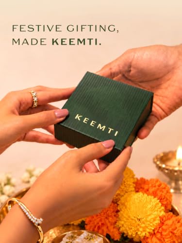 Image of KEEMTI Lab Grown Diamond Ring For Women 925 Sterling Silver Anti Tarnish